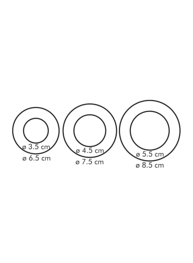 تسكوما قطاعة بسكويت 6 مقاسات على شكل دوائر   "DELICIA" - Image 3